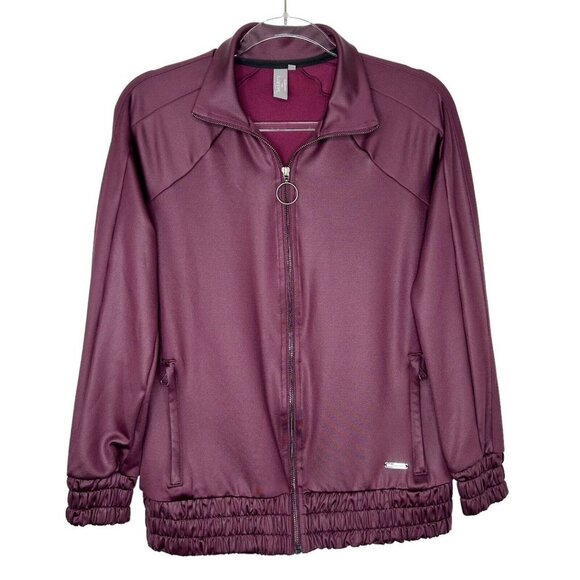 Sweaty Betty Track Jacket Womens Size XS Plum Full Zip - Picture 1 of 12
